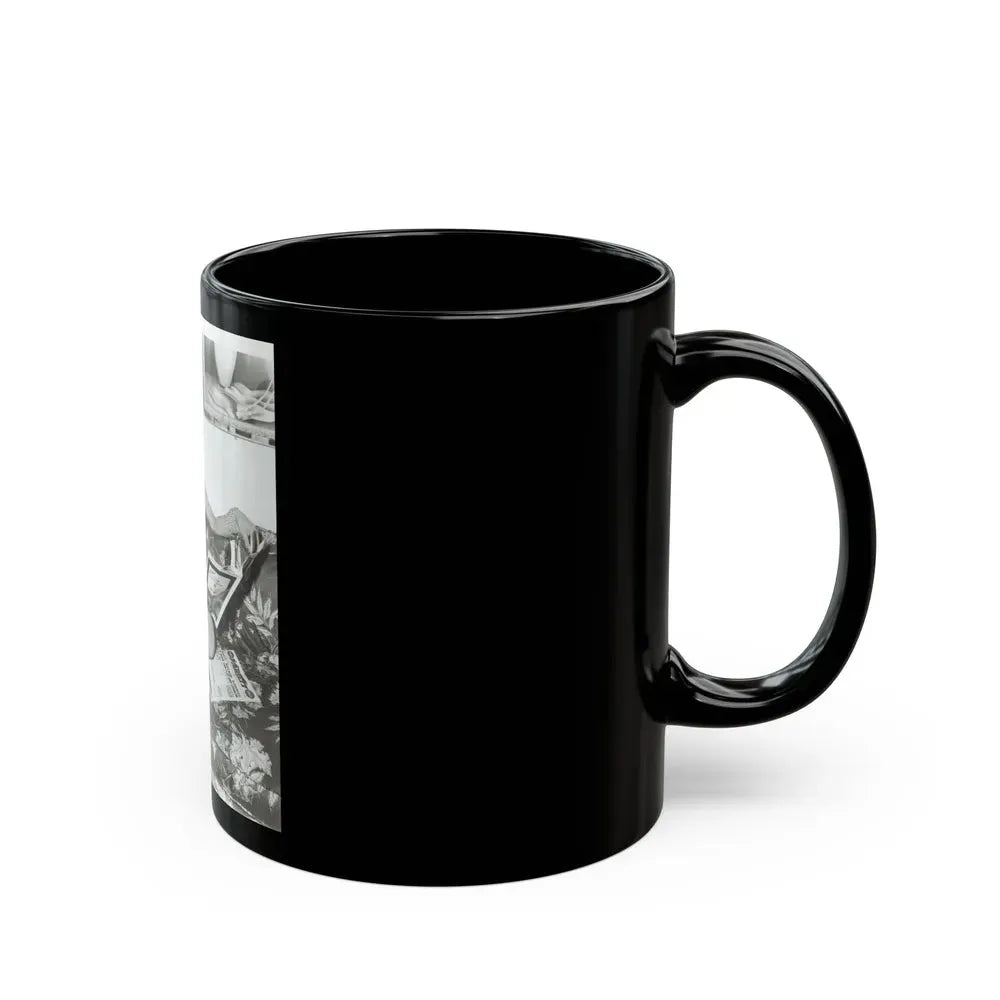 Joan Collins #434 (Vintage Female Icon) Black Coffee Mug - Go Mug Yourself