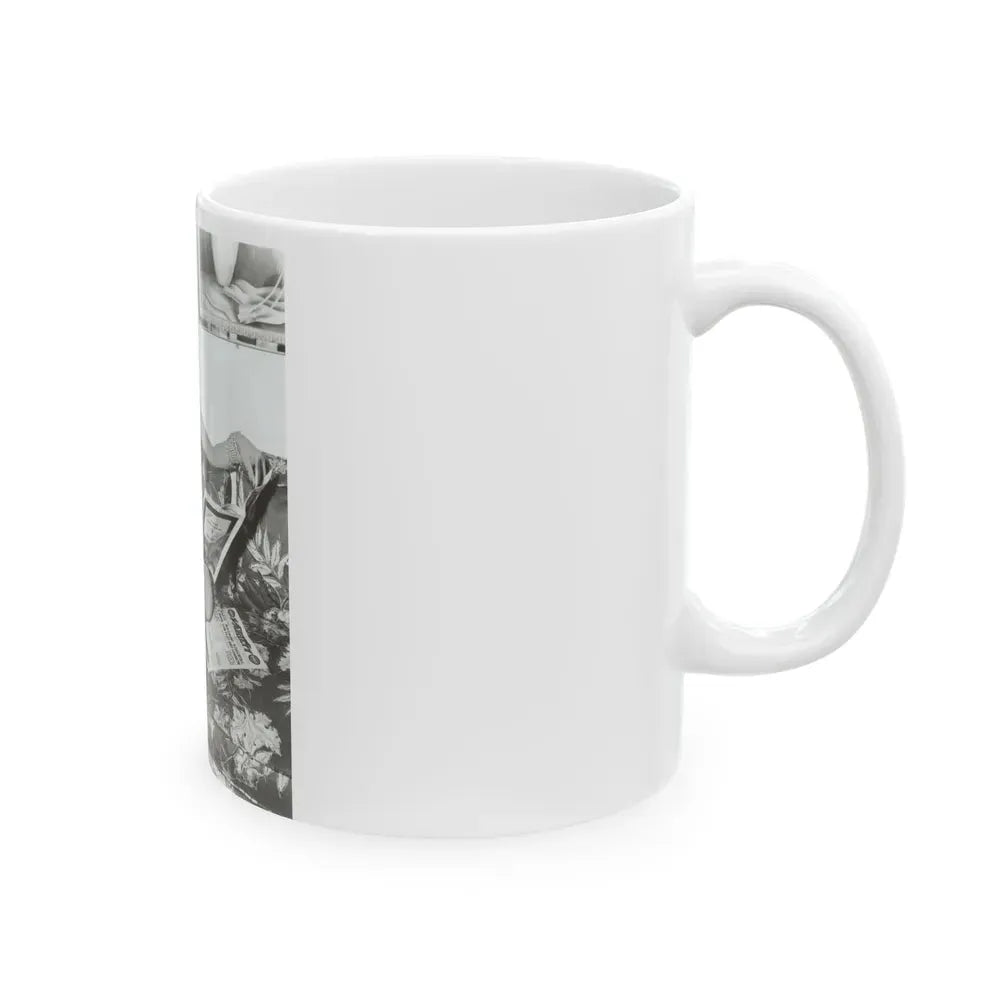 Joan Collins #434 (Vintage Female Icon) White Coffee Mug - Go Mug Yourself