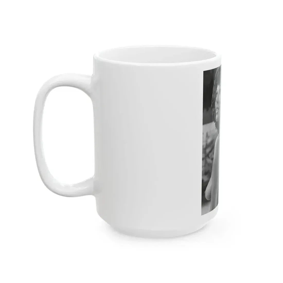 Joan Collins #435 - Topless (Vintage Female Icon) White Coffee Mug - Go Mug Yourself