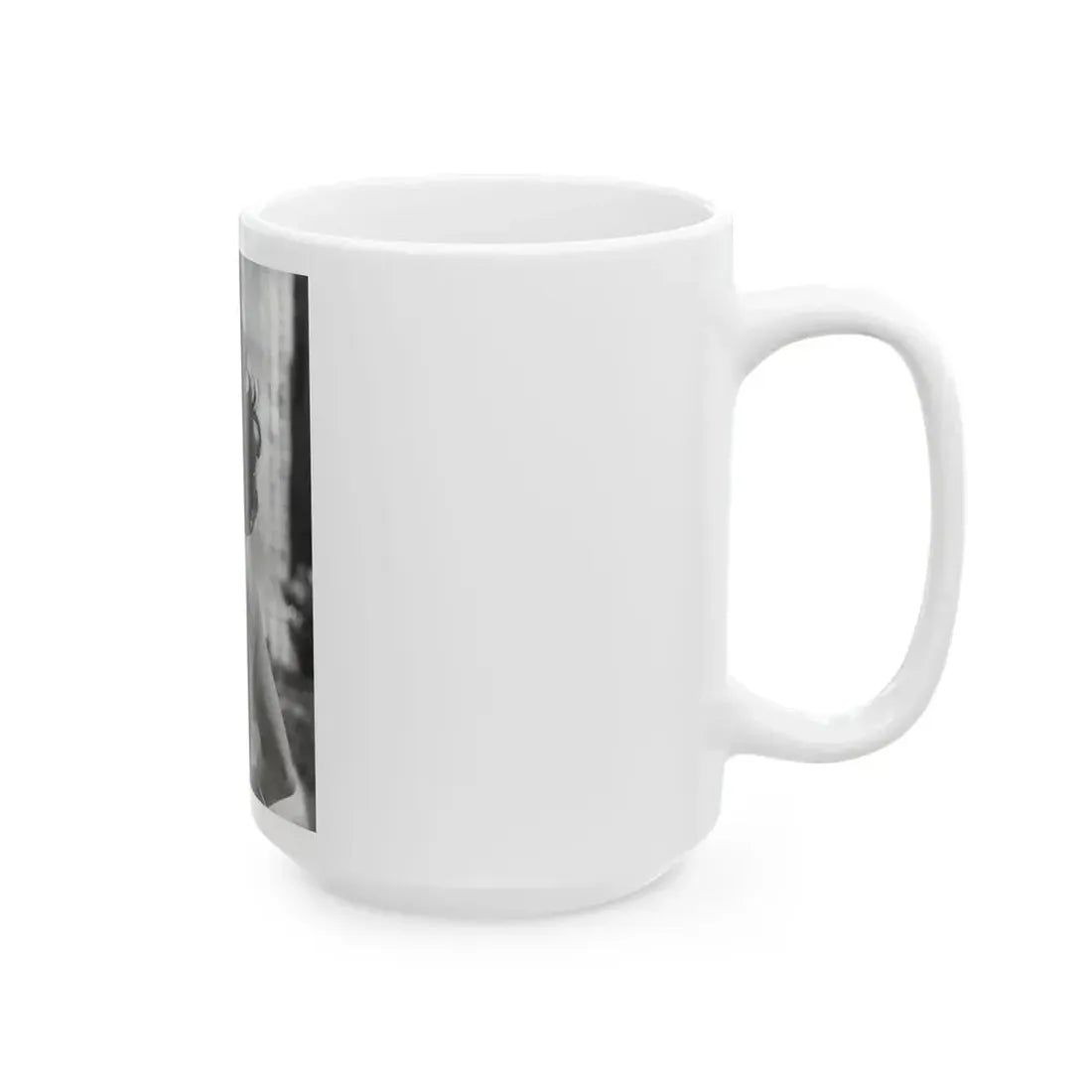 Joan Collins #435 - Topless (Vintage Female Icon) White Coffee Mug - Go Mug Yourself