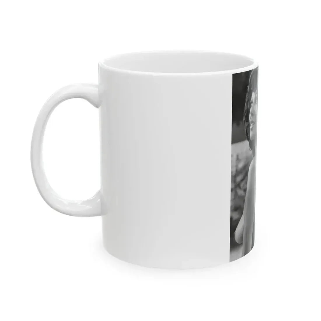 Joan Collins #435 - Topless (Vintage Female Icon) White Coffee Mug - Go Mug Yourself