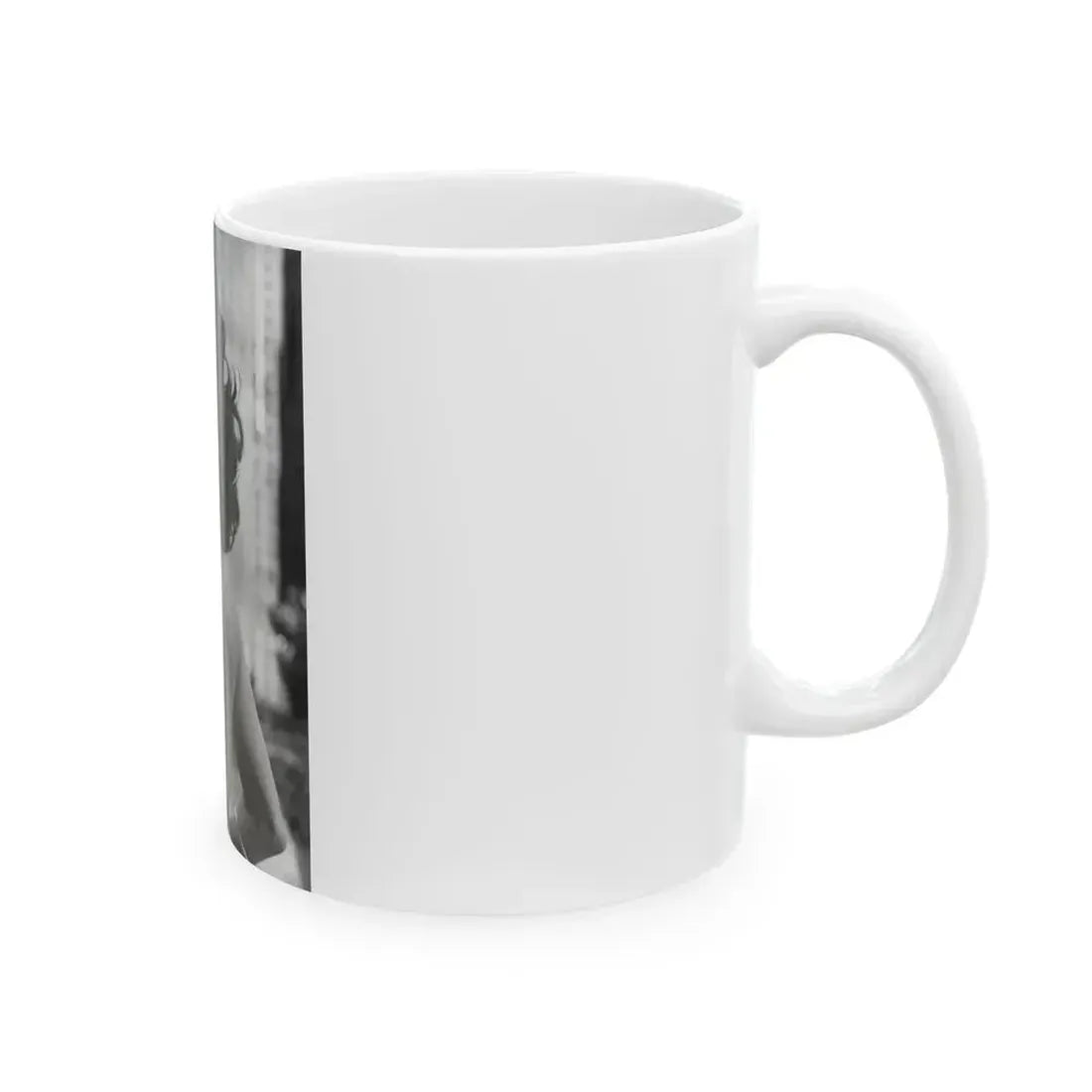 Joan Collins #435 - Topless (Vintage Female Icon) White Coffee Mug - Go Mug Yourself