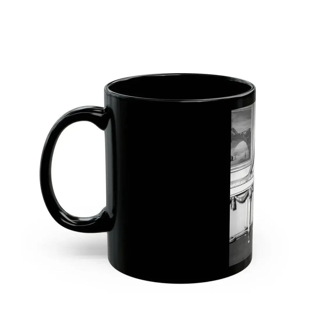 Joan Collins #436 (Vintage Female Icon) Black Coffee Mug - Go Mug Yourself
