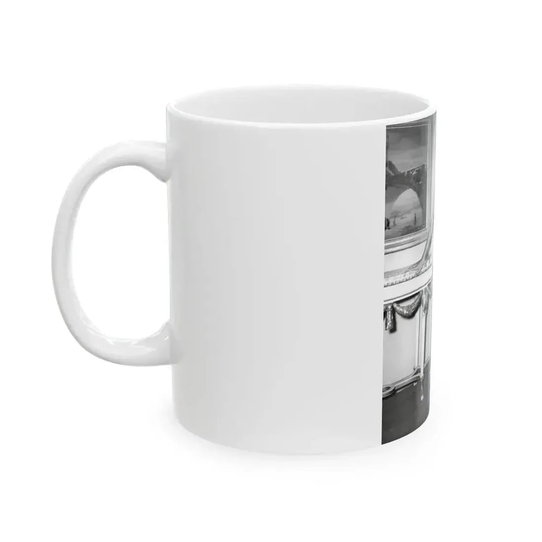 Joan Collins #436 (Vintage Female Icon) White Coffee Mug - Go Mug Yourself