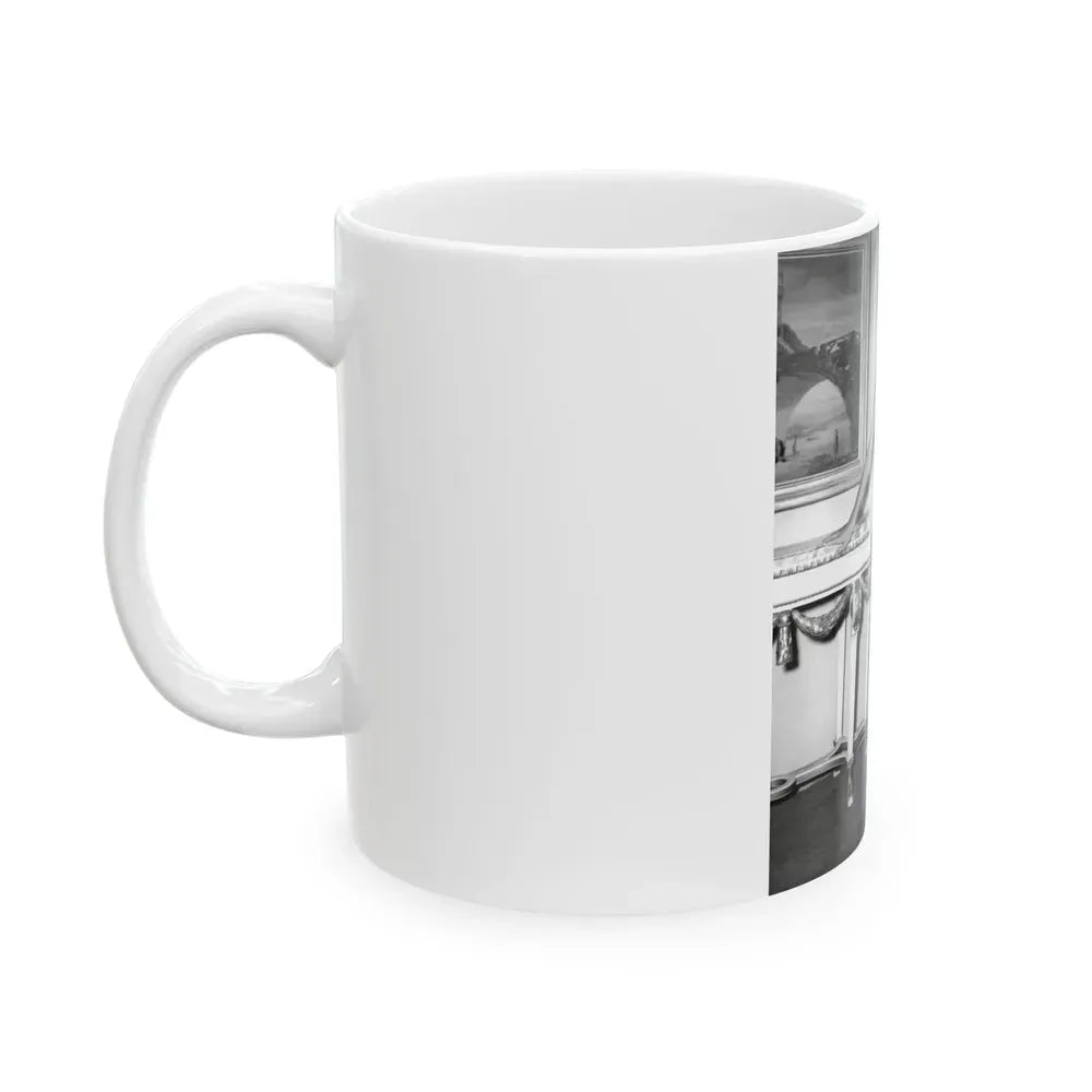 Joan Collins #436 (Vintage Female Icon) White Coffee Mug - Go Mug Yourself