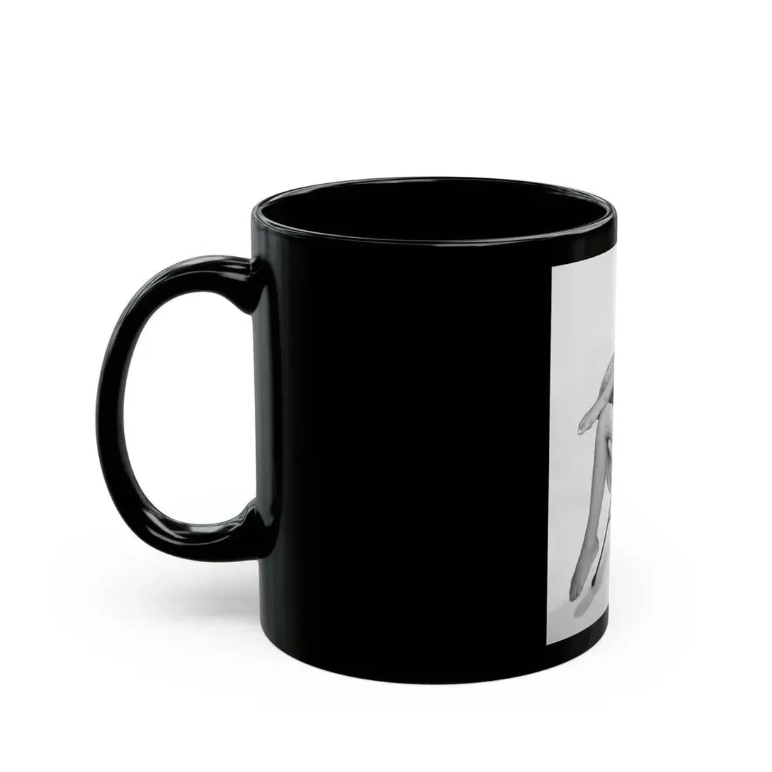 Joan Collins #441 (Vintage Female Icon) Black Coffee Mug - Go Mug Yourself