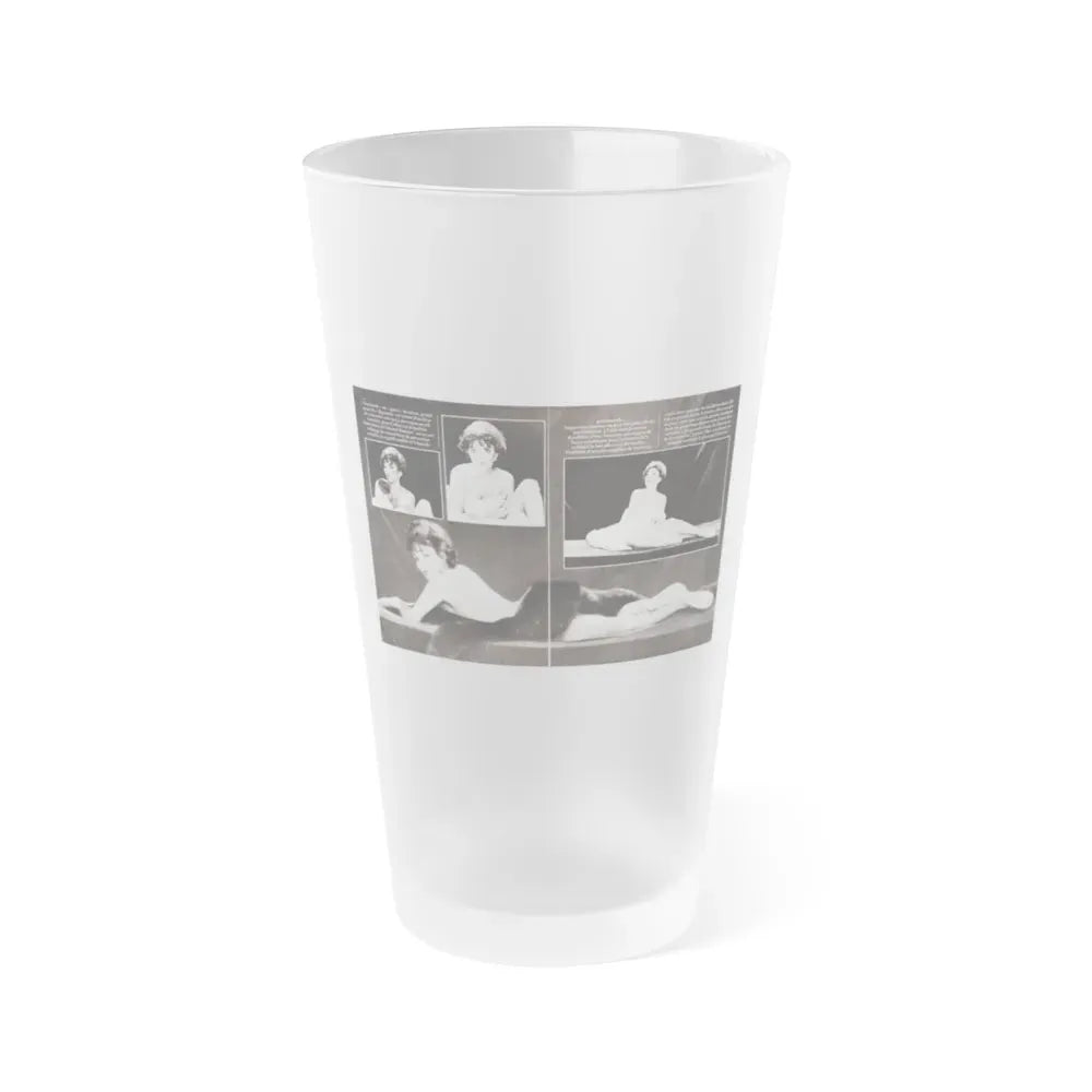 Joan Collins #447 (Vintage Female Icon) Frosted Pint Glass 16oz 16oz Frosted - Go Mug Yourself