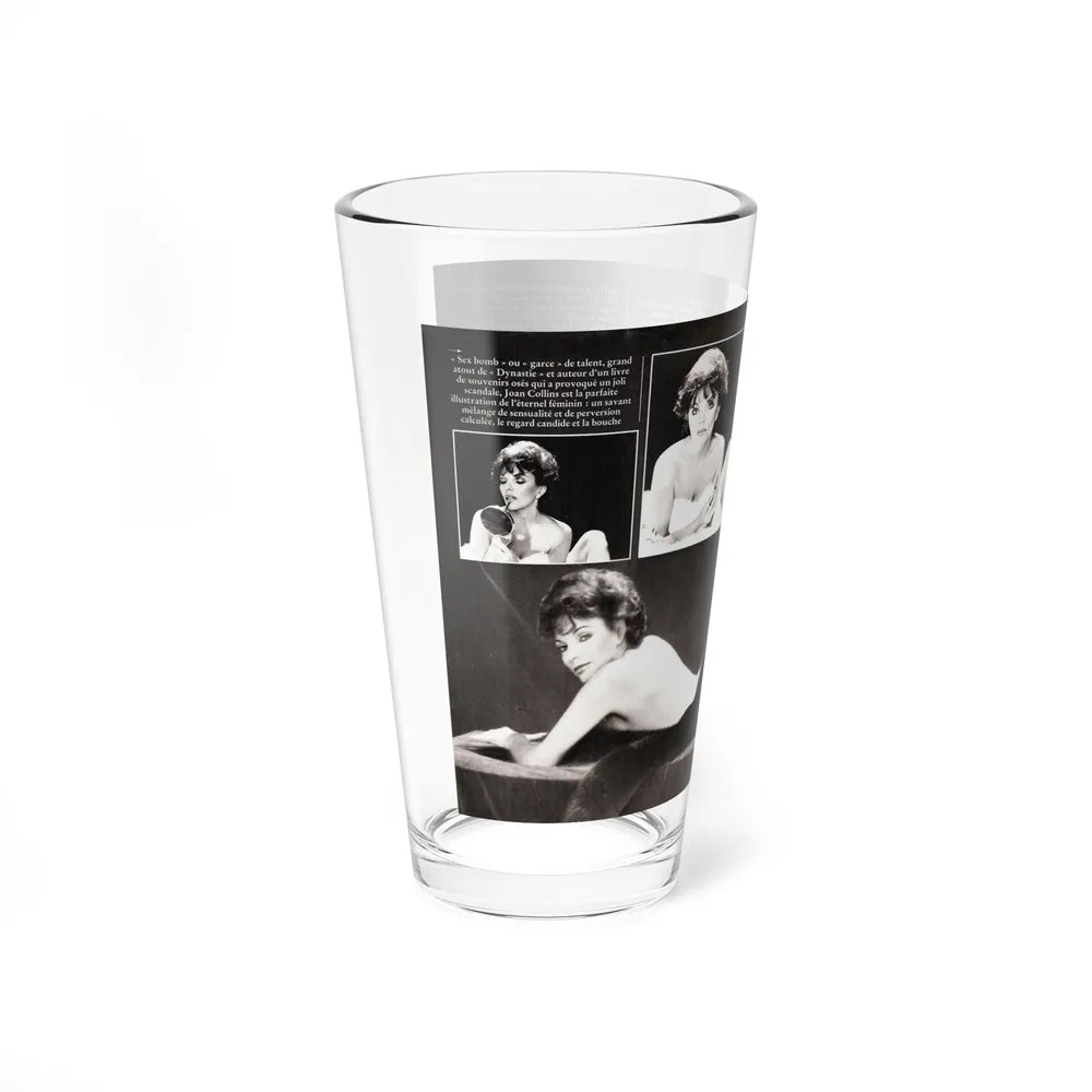 Joan Collins #447 (Vintage Female Icon) Pint Glass 16oz - Go Mug Yourself