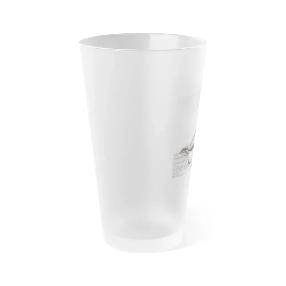 Joan Collins #448 (Vintage Female Icon) Frosted Pint Glass 16oz - Go Mug Yourself