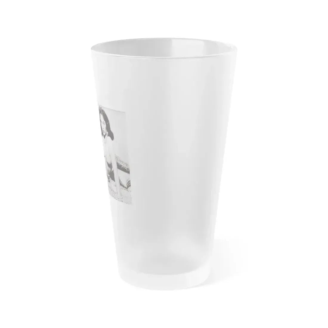 Joan Collins #448 (Vintage Female Icon) Frosted Pint Glass 16oz - Go Mug Yourself