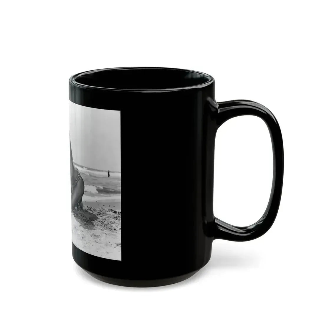 Joan Collins #452 (Vintage Female Icon) Black Coffee Mug - Go Mug Yourself