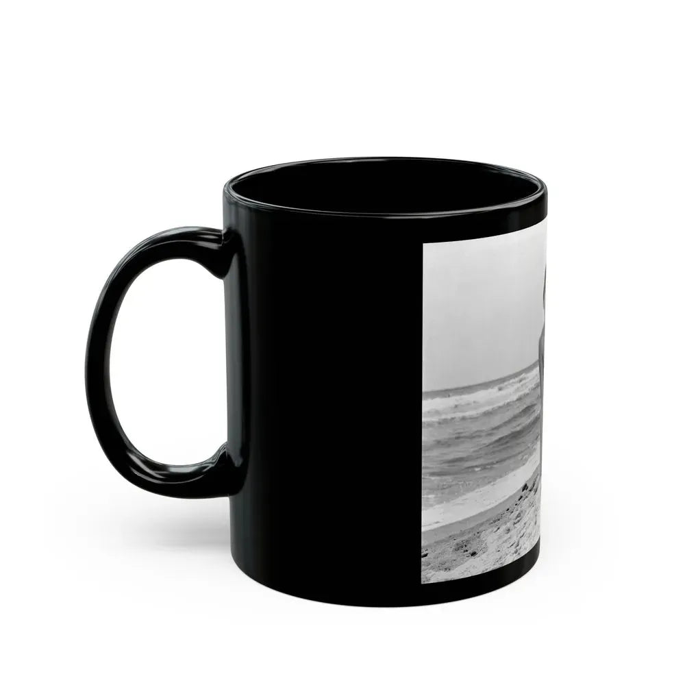 Joan Collins #452 (Vintage Female Icon) Black Coffee Mug - Go Mug Yourself