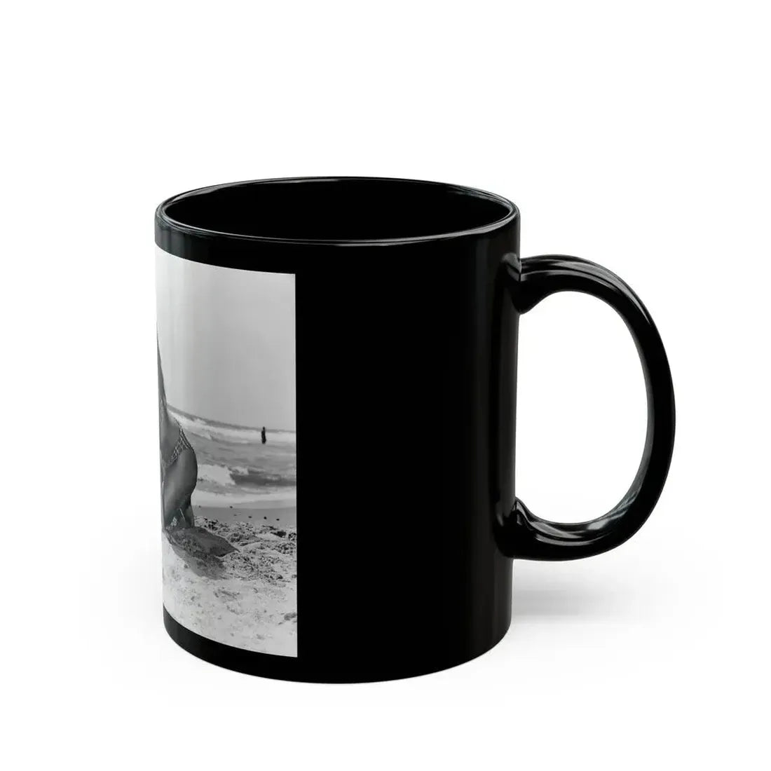 Joan Collins #452 (Vintage Female Icon) Black Coffee Mug - Go Mug Yourself