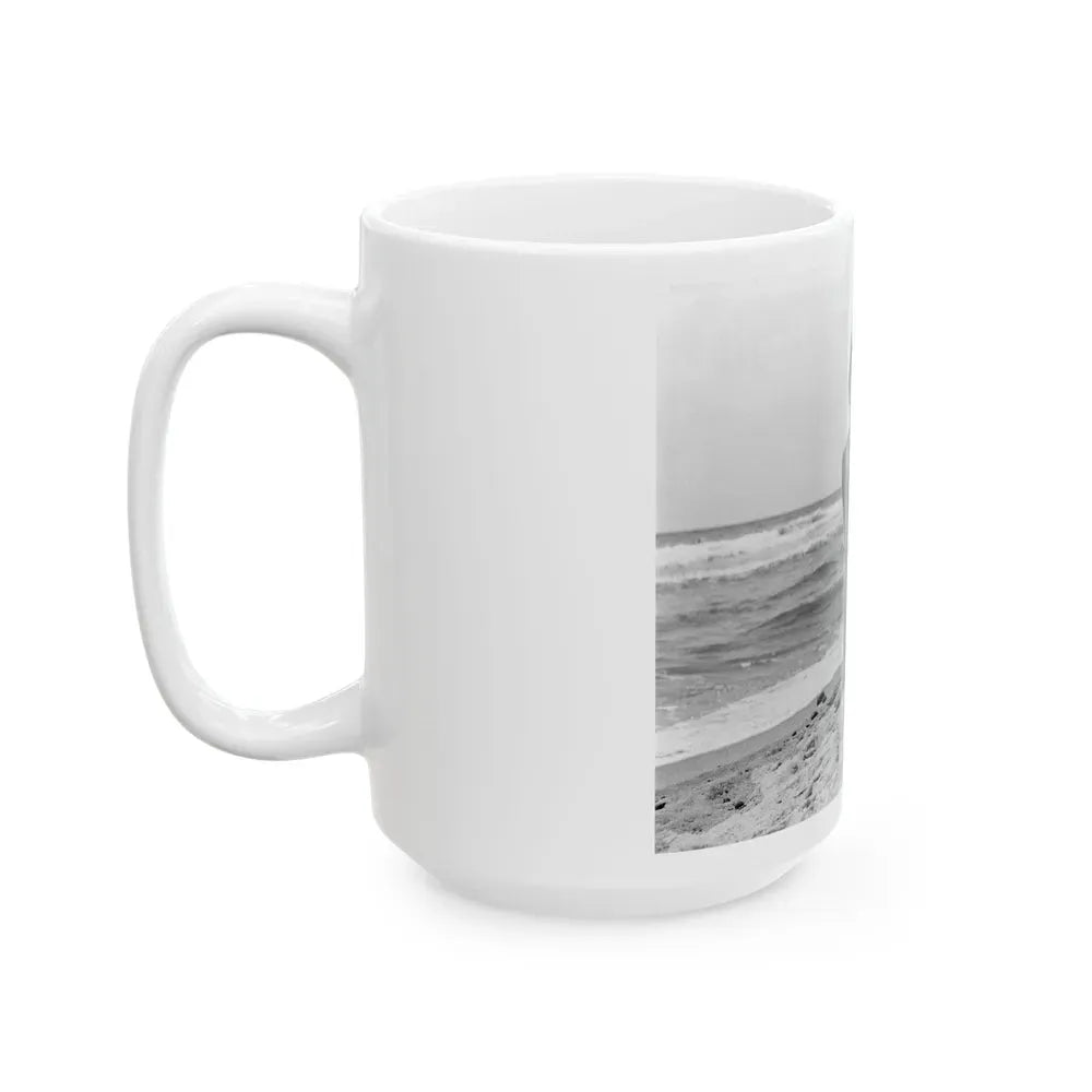 Joan Collins #452 (Vintage Female Icon) White Coffee Mug - Go Mug Yourself