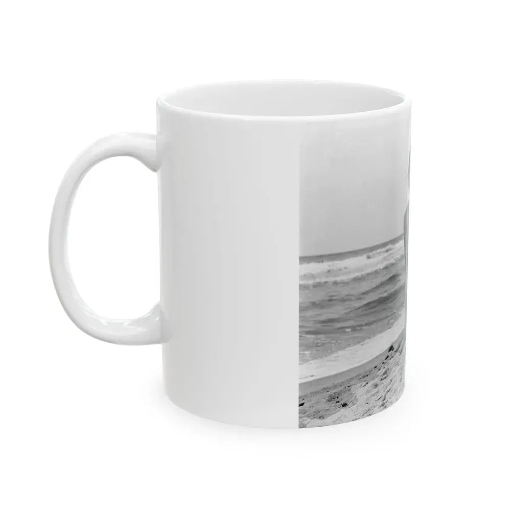 Joan Collins #452 (Vintage Female Icon) White Coffee Mug - Go Mug Yourself