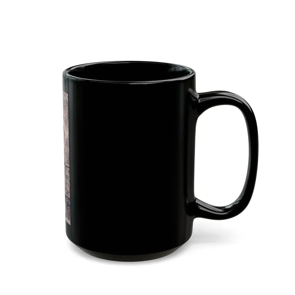 Joan Collins #455 (Vintage Female Icon) Black Coffee Mug - Go Mug Yourself
