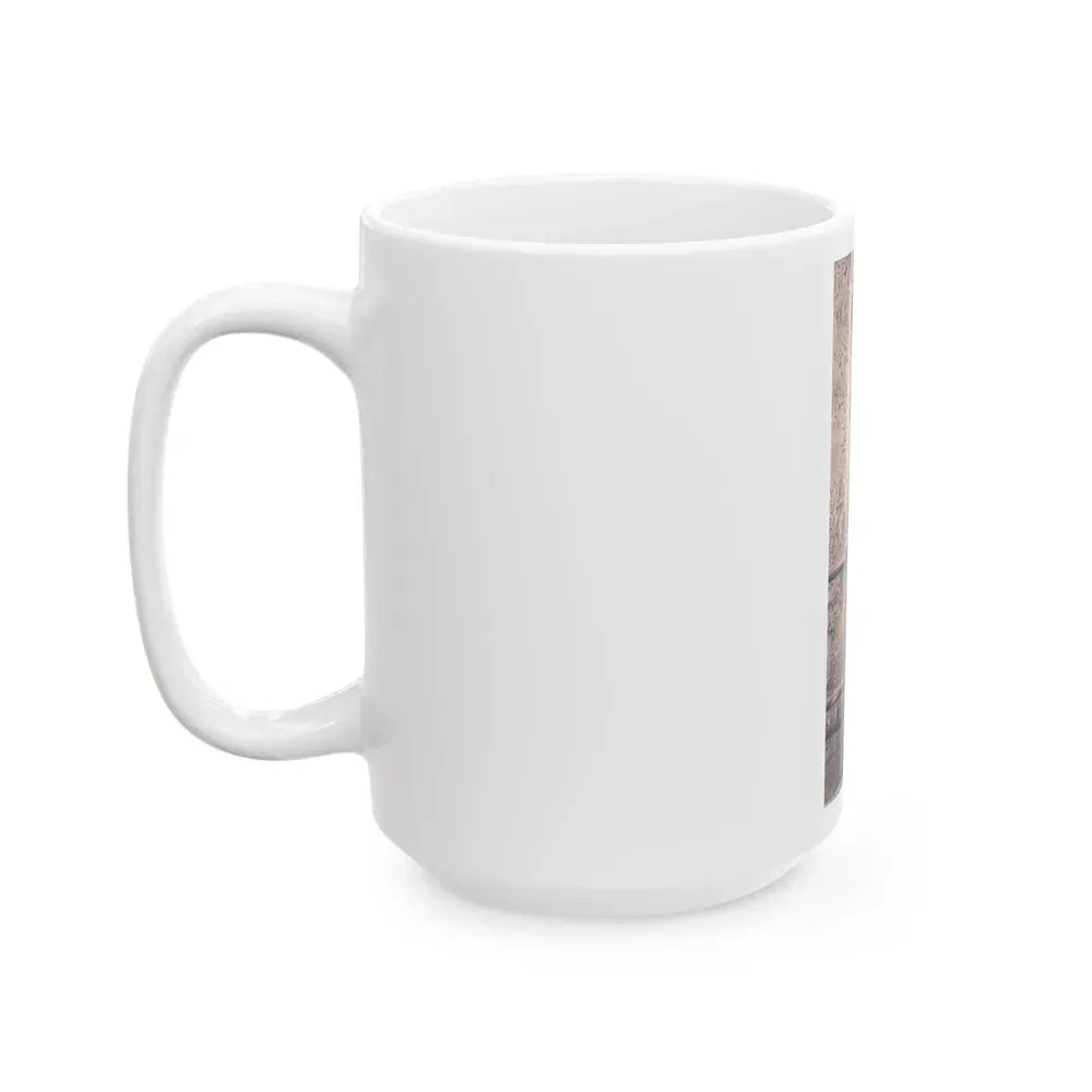 Joan Collins #455 (Vintage Female Icon) White Coffee Mug - Go Mug Yourself