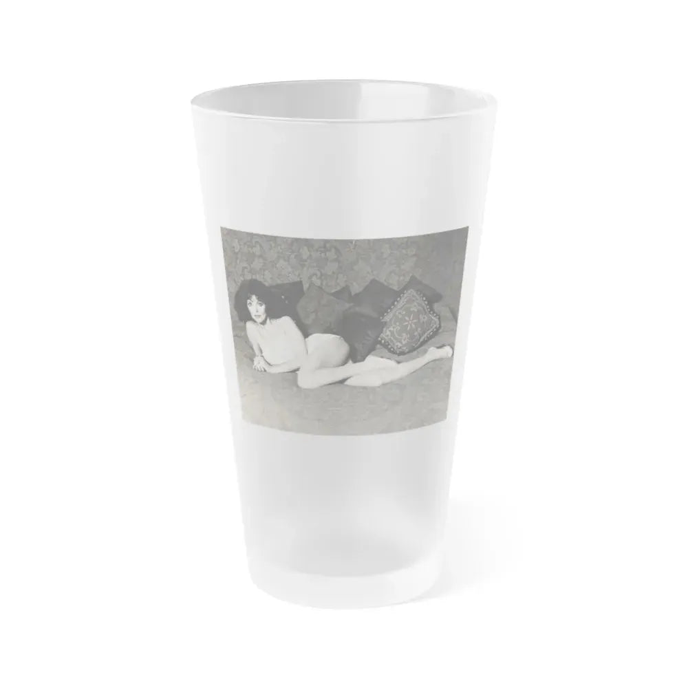 Joan Collins #459 (Vintage Female Icon) Frosted Pint Glass 16oz 16oz Frosted - Go Mug Yourself