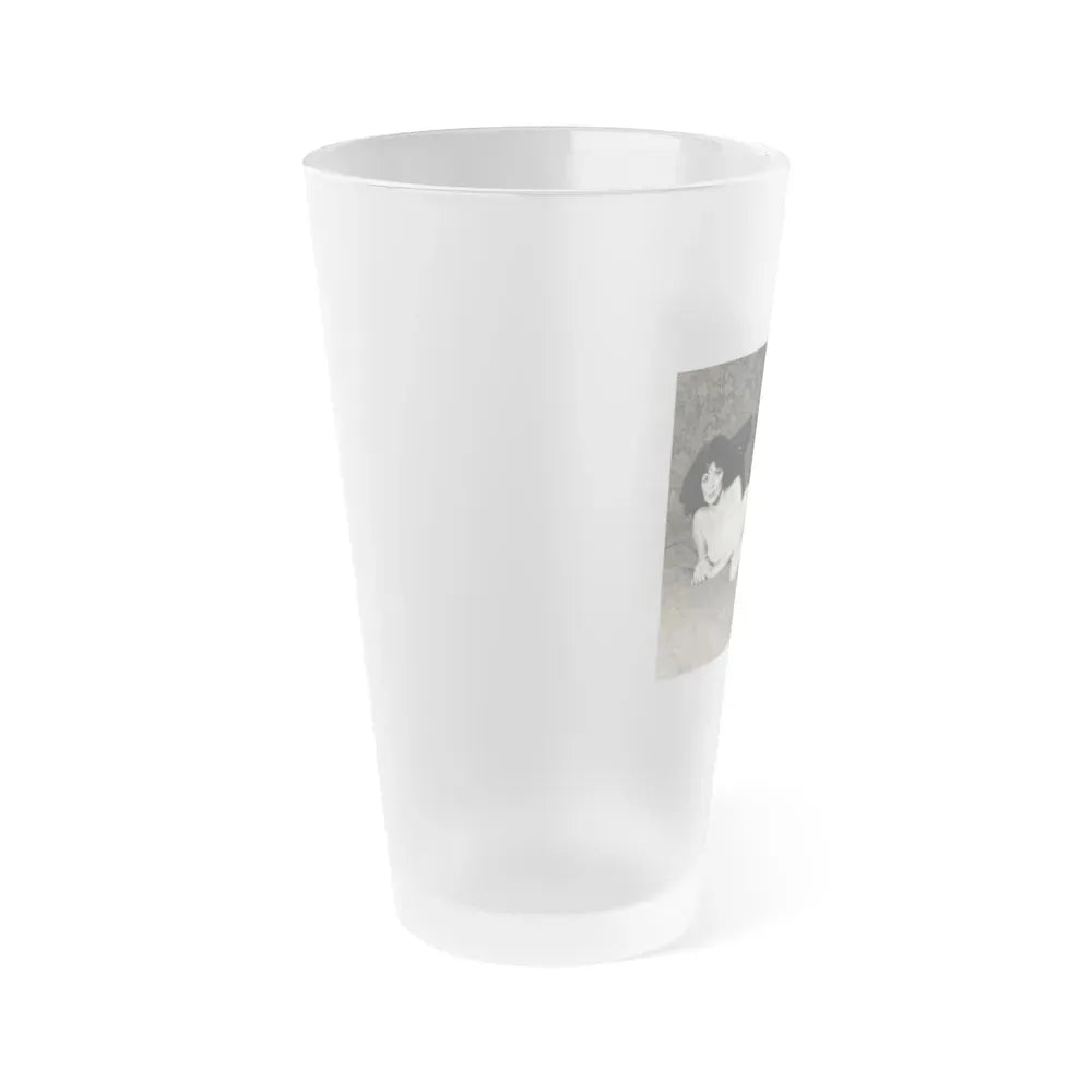 Joan Collins #459 (Vintage Female Icon) Frosted Pint Glass 16oz - Go Mug Yourself