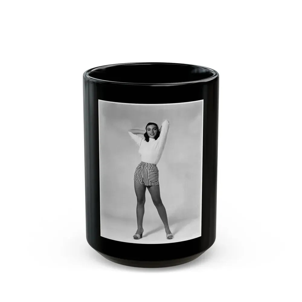 Joan Collins #460 (Vintage Female Icon) Black Coffee Mug 15oz - Go Mug Yourself