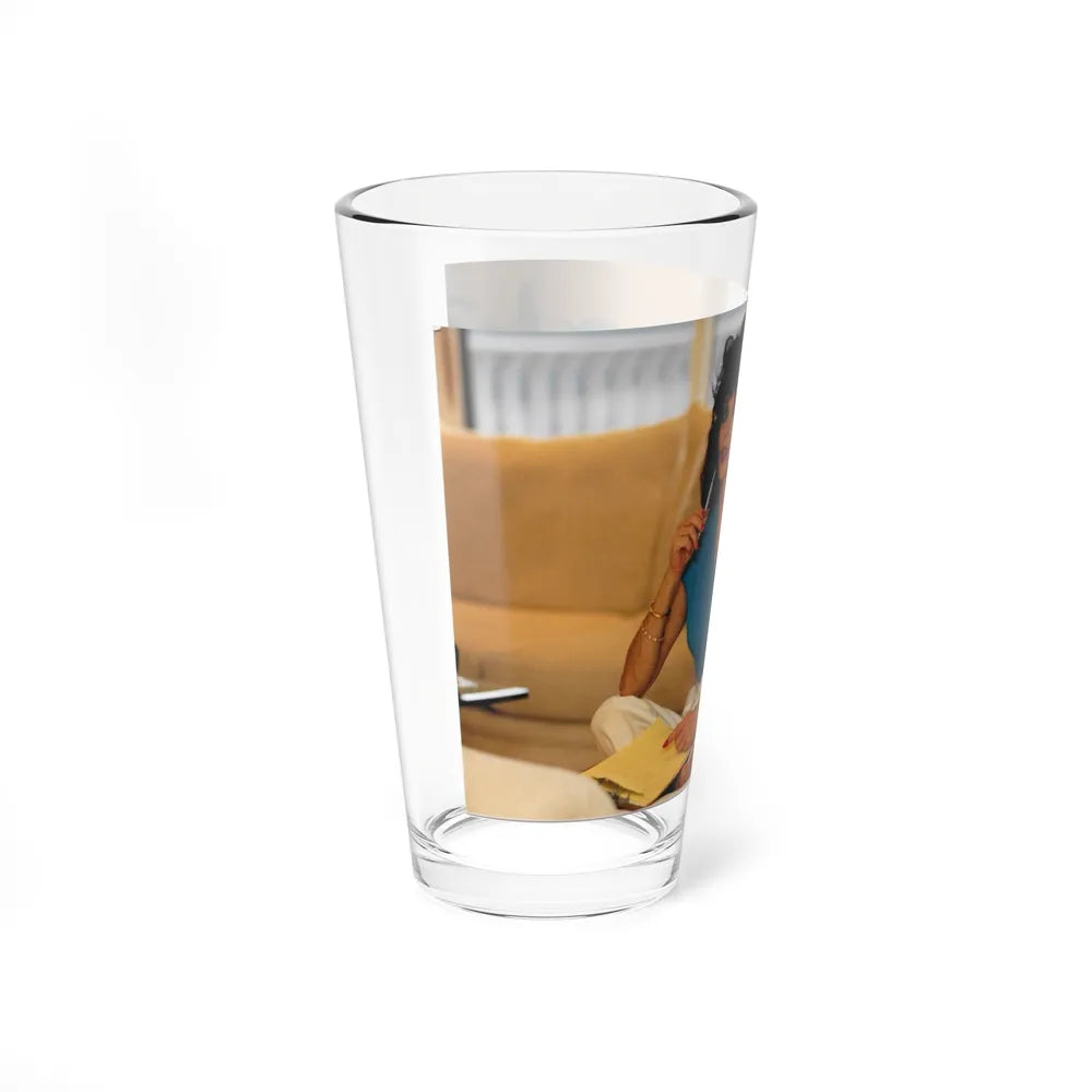 Joan Collins #462 (Vintage Female Icon) Pint Glass 16oz - Go Mug Yourself