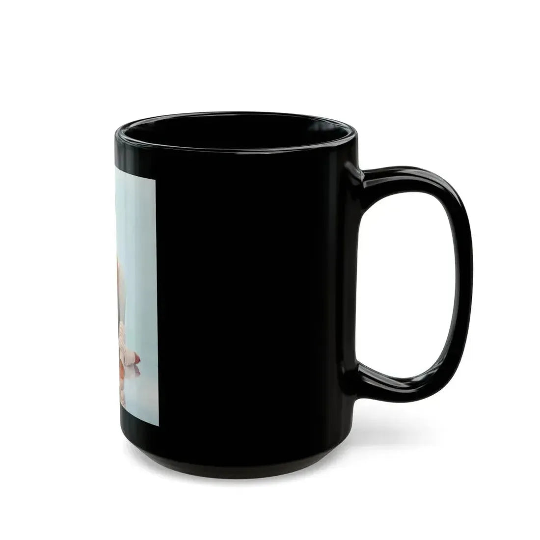 Joan Collins #469 (Vintage Female Icon) Black Coffee Mug - Go Mug Yourself