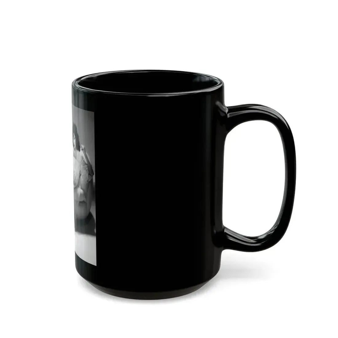 Joan Collins #470 (Vintage Female Icon) Black Coffee Mug - Go Mug Yourself