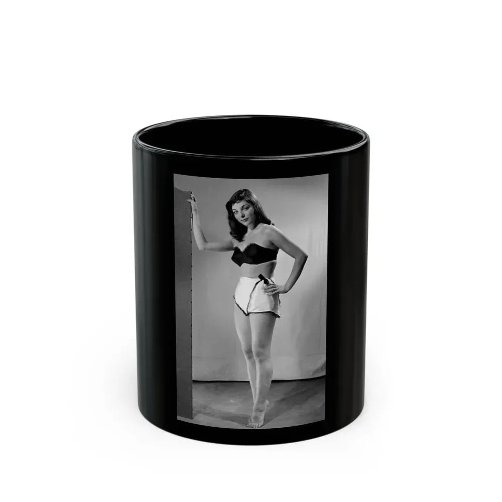 Joan Collins #473 (Vintage Female Icon) Black Coffee Mug 11oz - Go Mug Yourself
