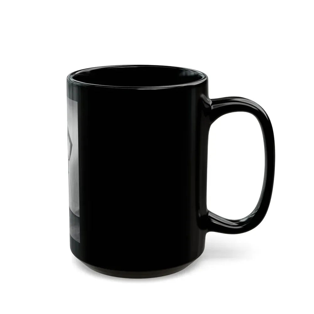 Joan Collins #473 (Vintage Female Icon) Black Coffee Mug - Go Mug Yourself