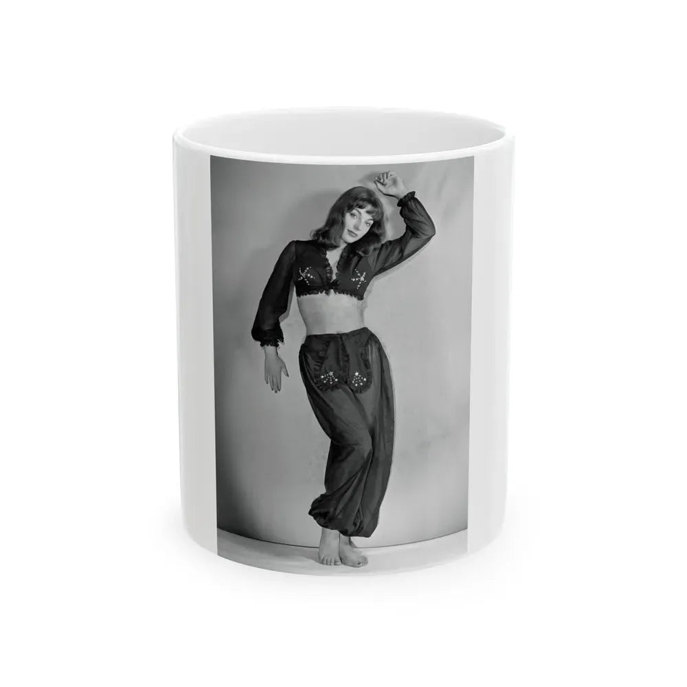 Joan Collins #474 (Vintage Female Icon) White Coffee Mug 11oz - Go Mug Yourself
