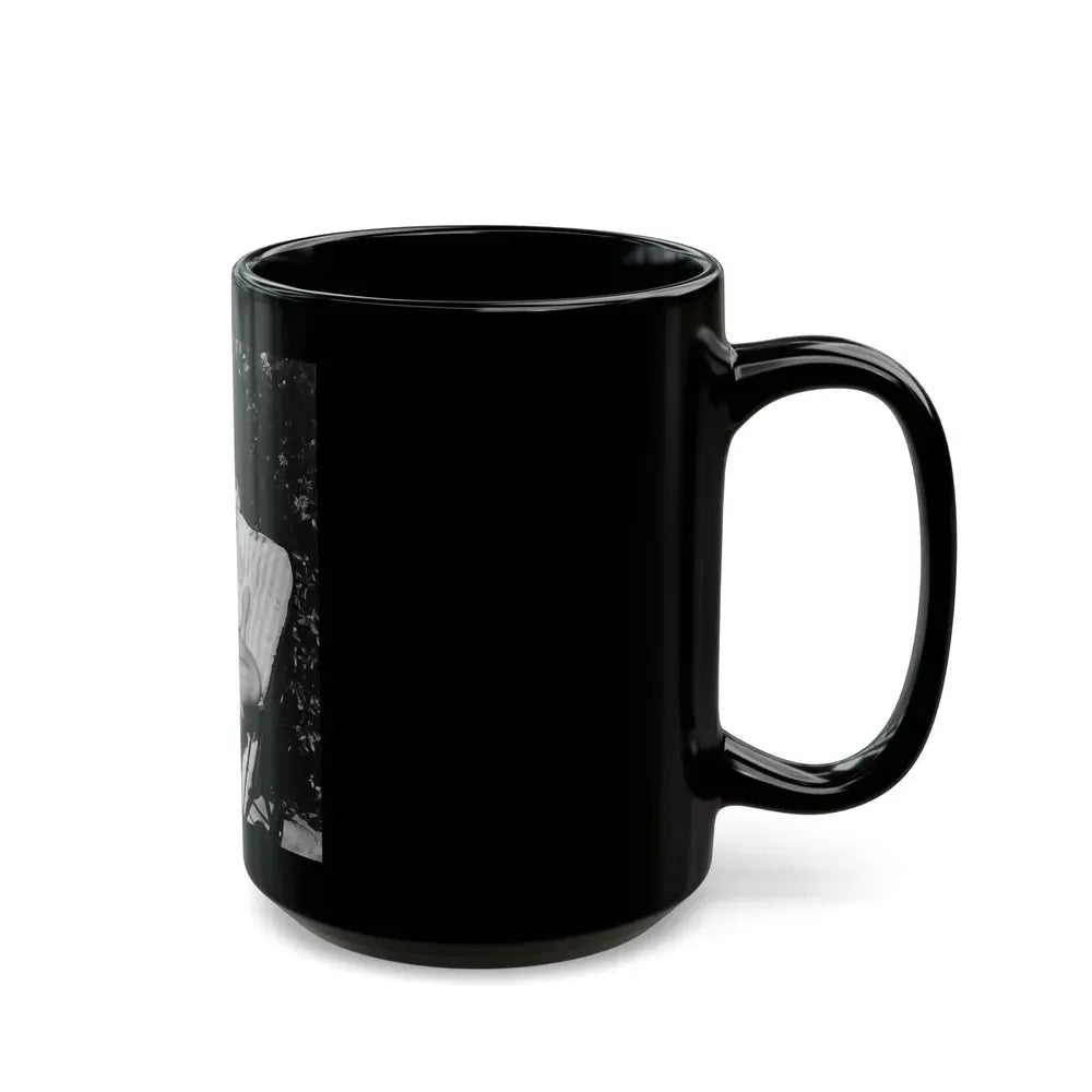 Joan Collins #477 (Vintage Female Icon) Black Coffee Mug - Go Mug Yourself