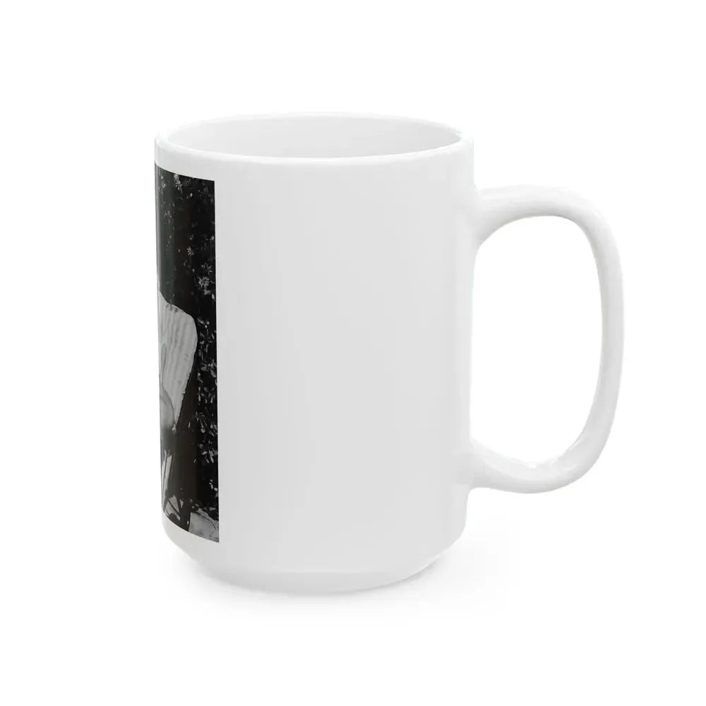 Joan Collins #477 (Vintage Female Icon) White Coffee Mug - Go Mug Yourself
