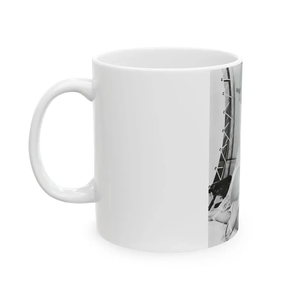 Joan Collins #477 (Vintage Female Icon) White Coffee Mug - Go Mug Yourself