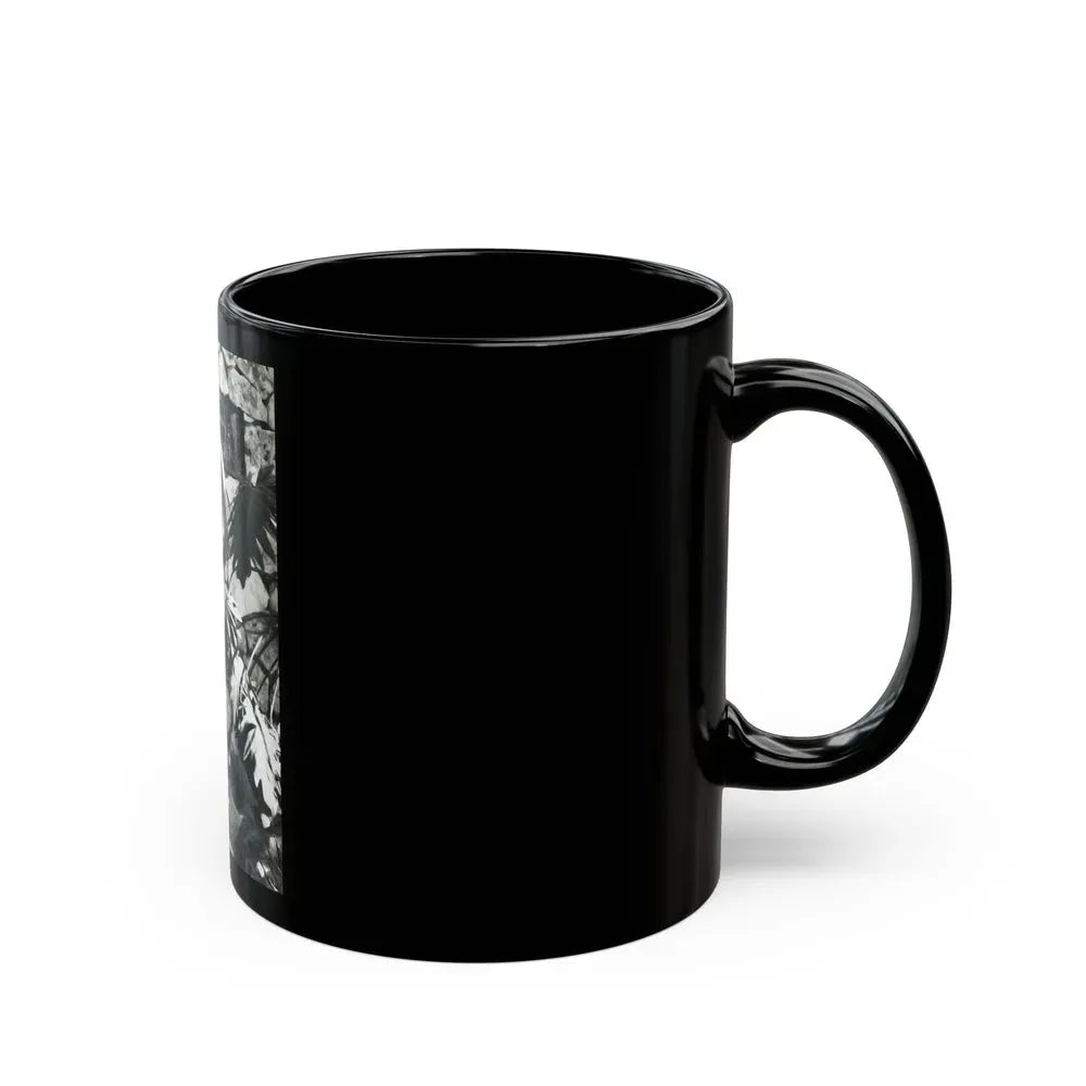 Joan Collins #479 (Vintage Female Icon) Black Coffee Mug - Go Mug Yourself