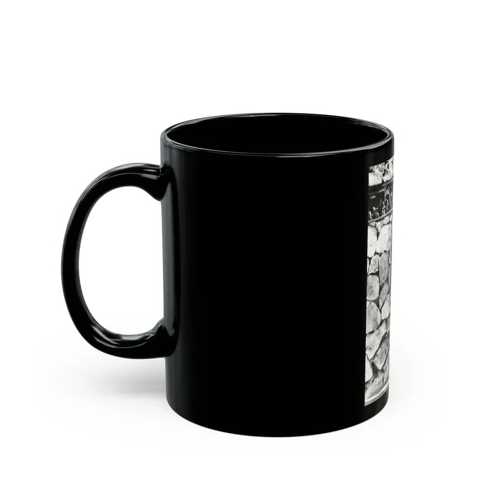 Joan Collins #479 (Vintage Female Icon) Black Coffee Mug - Go Mug Yourself