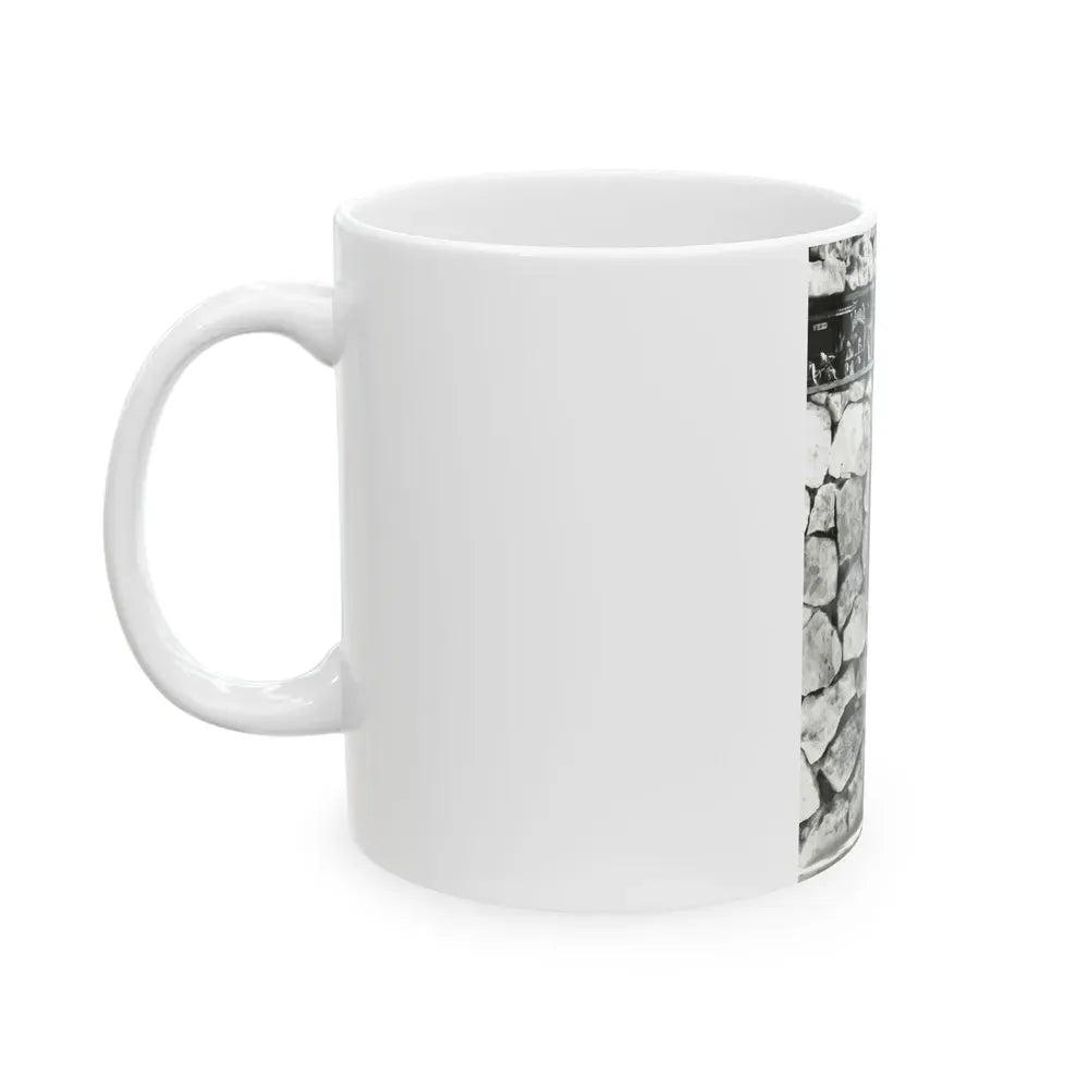 Joan Collins #479 (Vintage Female Icon) White Coffee Mug - Go Mug Yourself