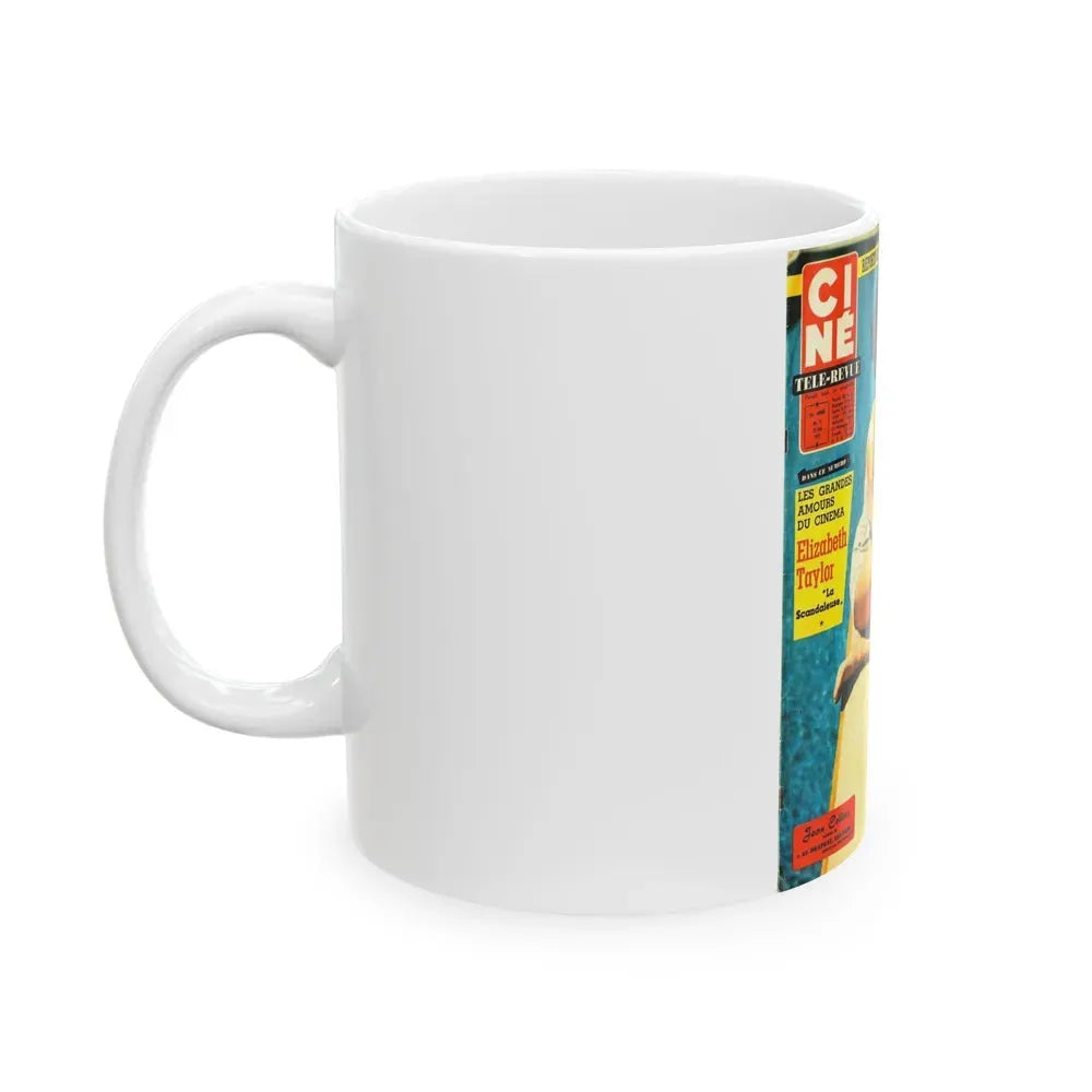 Joan Collins #481 - Mag. Cover (Vintage Female Icon) White Coffee Mug - Go Mug Yourself