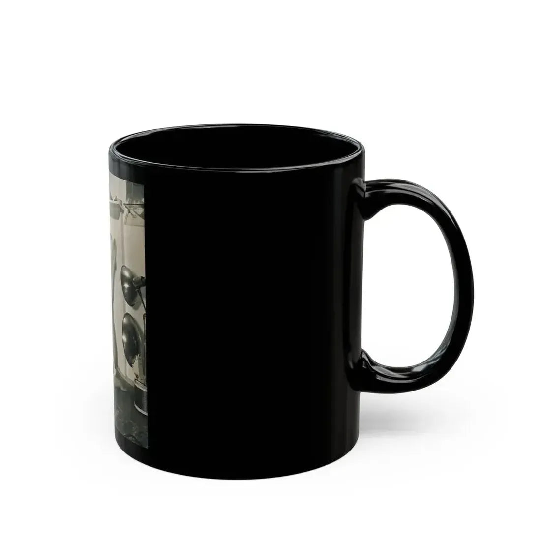 Joan Collins #483 (Vintage Female Icon) Black Coffee Mug - Go Mug Yourself