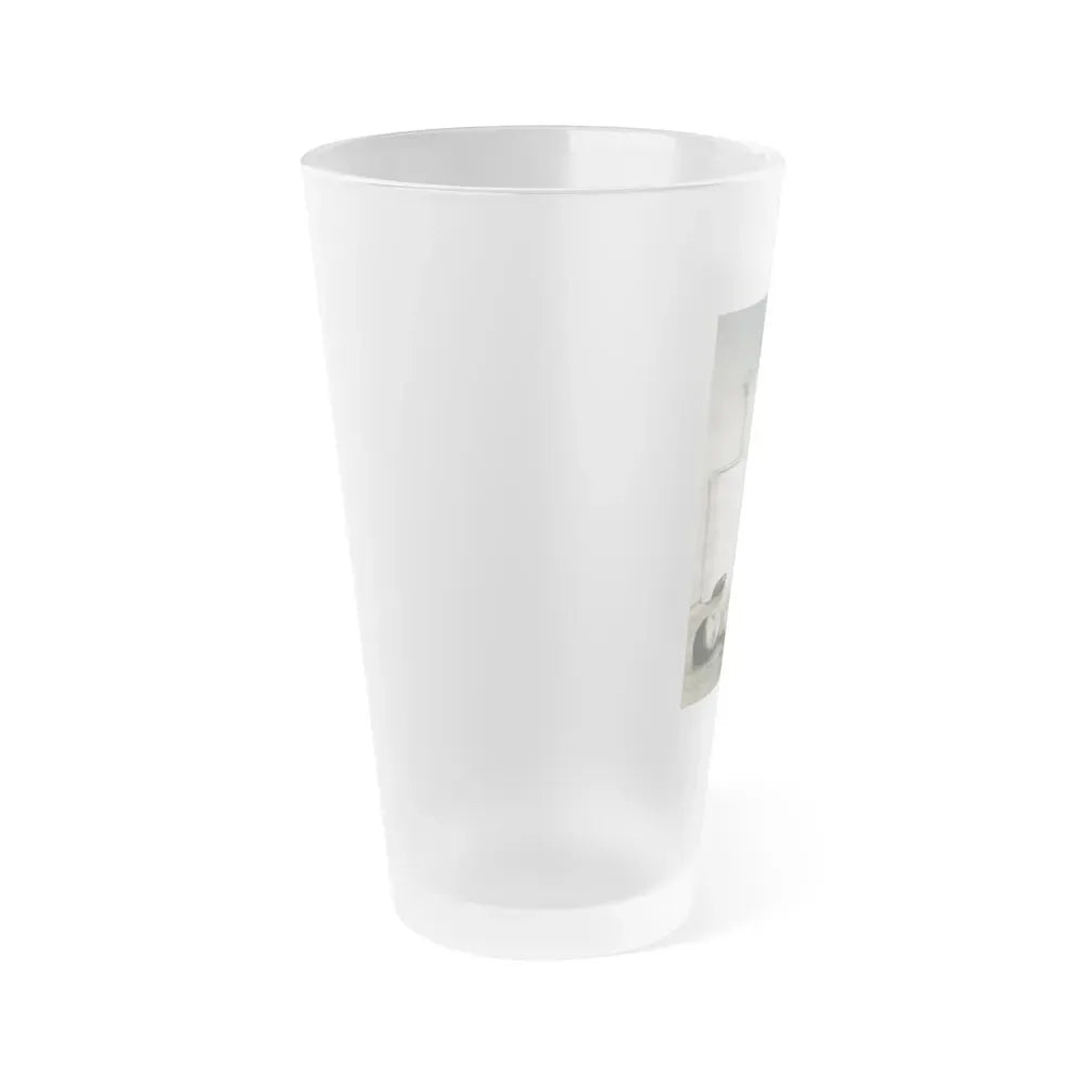 Joan Collins #483 (Vintage Female Icon) Frosted Pint Glass 16oz - Go Mug Yourself