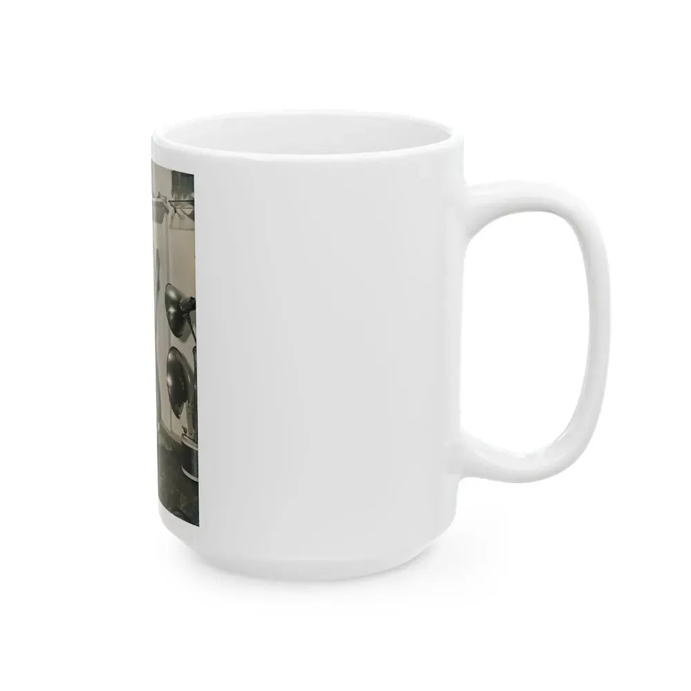 Joan Collins #483 (Vintage Female Icon) White Coffee Mug - Go Mug Yourself