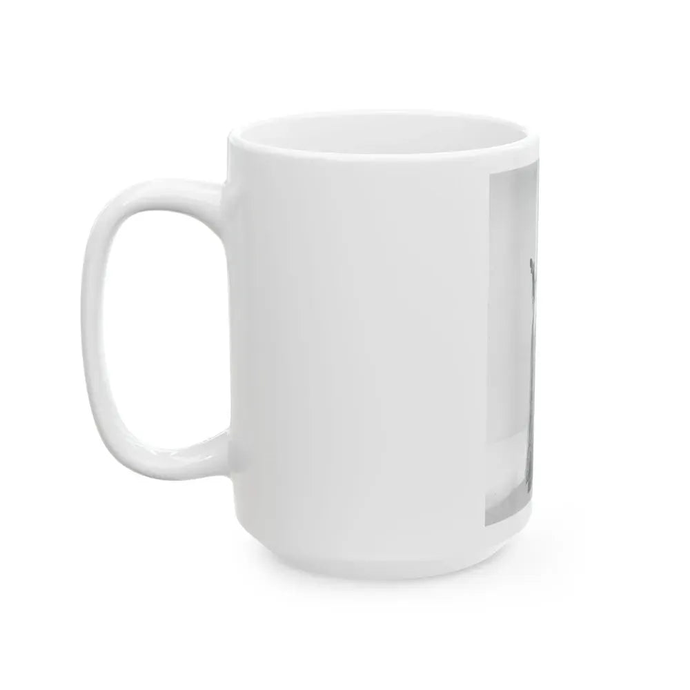 Joan Collins #484 (Vintage Female Icon) White Coffee Mug - Go Mug Yourself