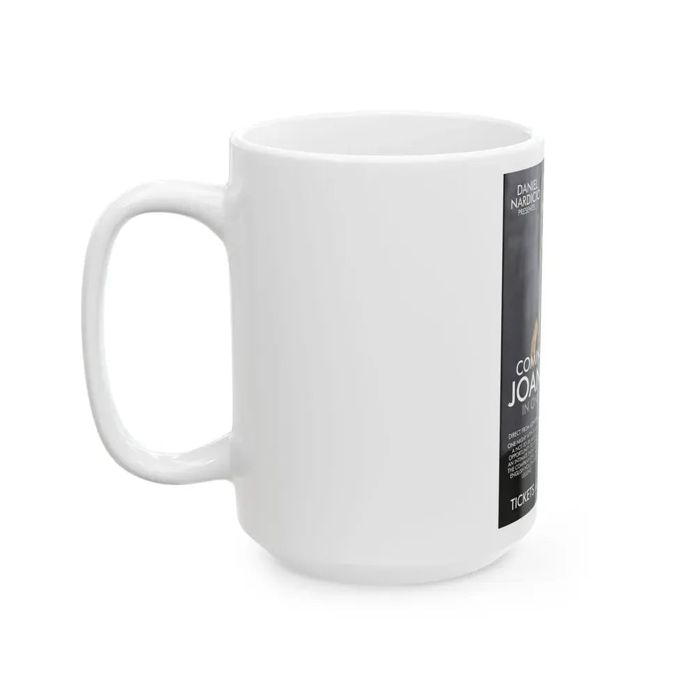 Joan Collins #487 (Vintage Female Icon) White Coffee Mug - Go Mug Yourself