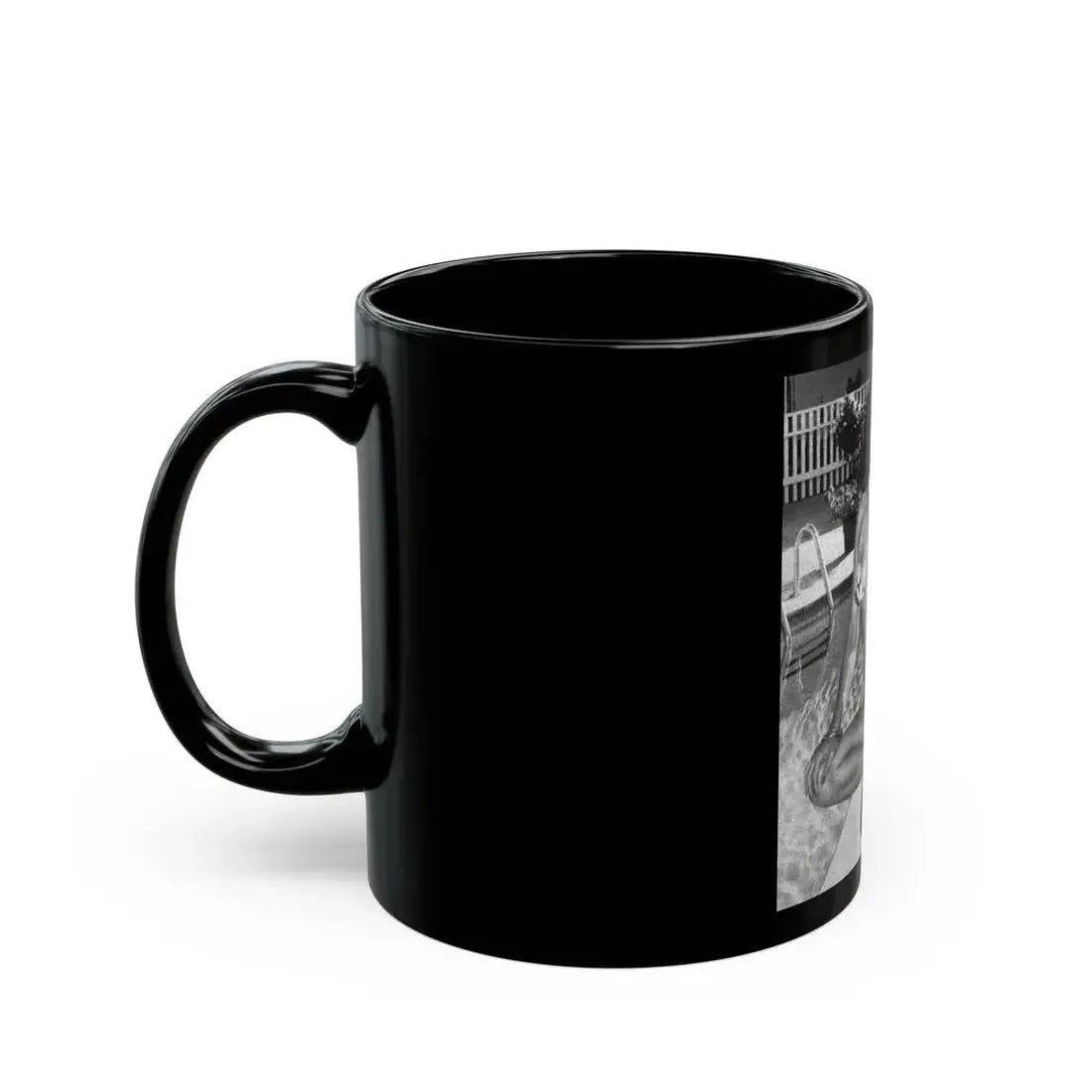 Joan Collins #491 (Vintage Female Icon) Black Coffee Mug - Go Mug Yourself