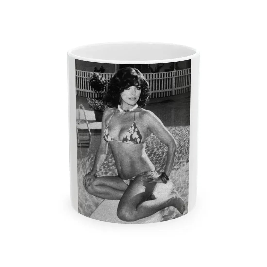 Joan Collins #491 (Vintage Female Icon) White Coffee Mug 11oz - Go Mug Yourself
