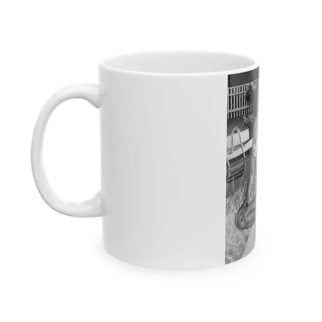 Joan Collins #491 (Vintage Female Icon) White Coffee Mug - Go Mug Yourself
