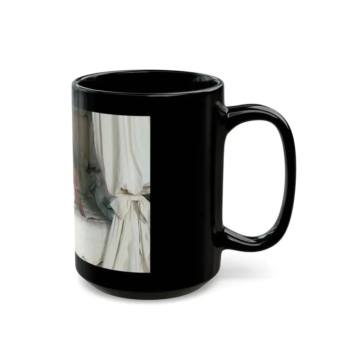 Joan Collins #492 (Vintage Female Icon) Black Coffee Mug - Go Mug Yourself