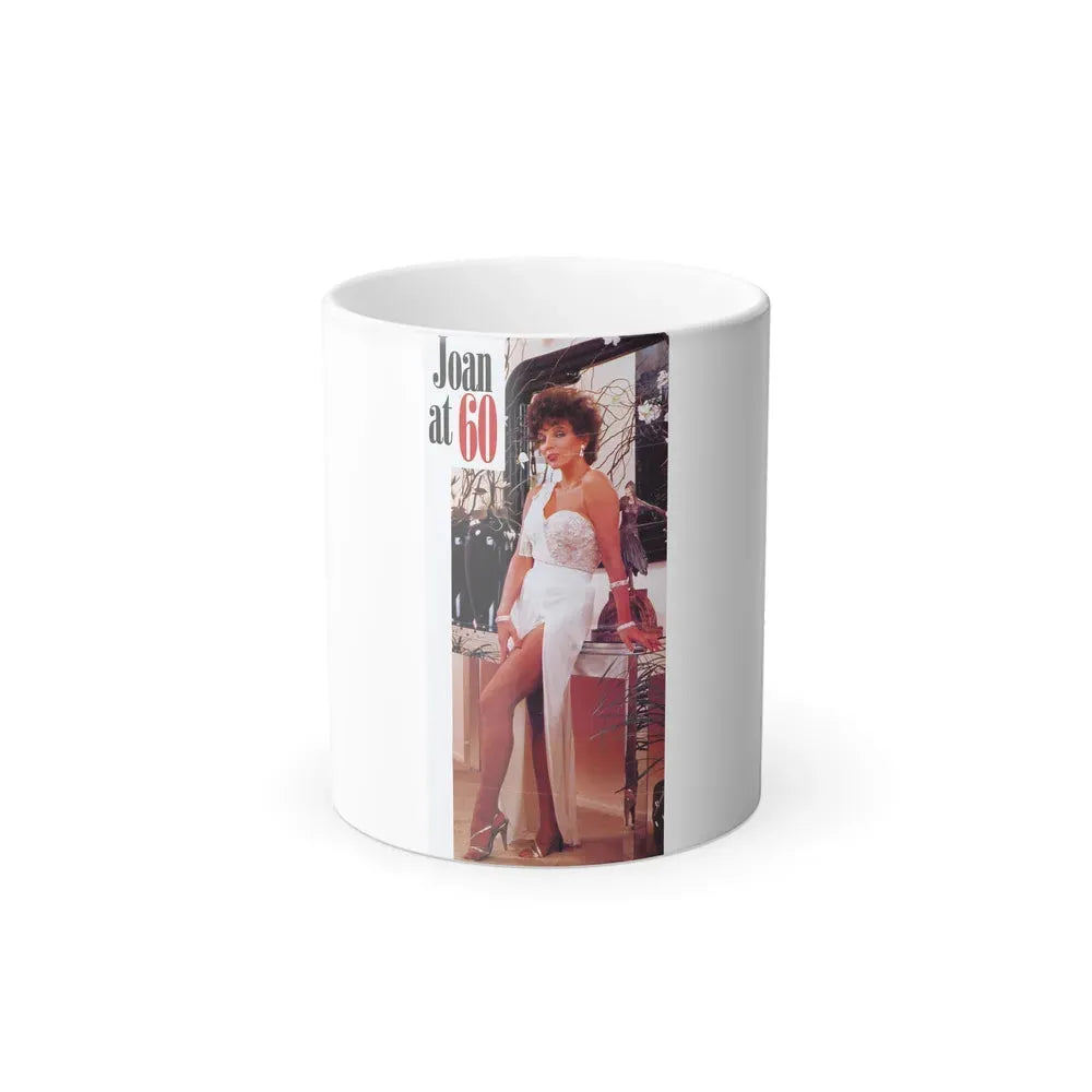 Joan Collins #493 (Vintage Female Icon) Color Changing Coffee Mug 11oz - Go Mug Yourself