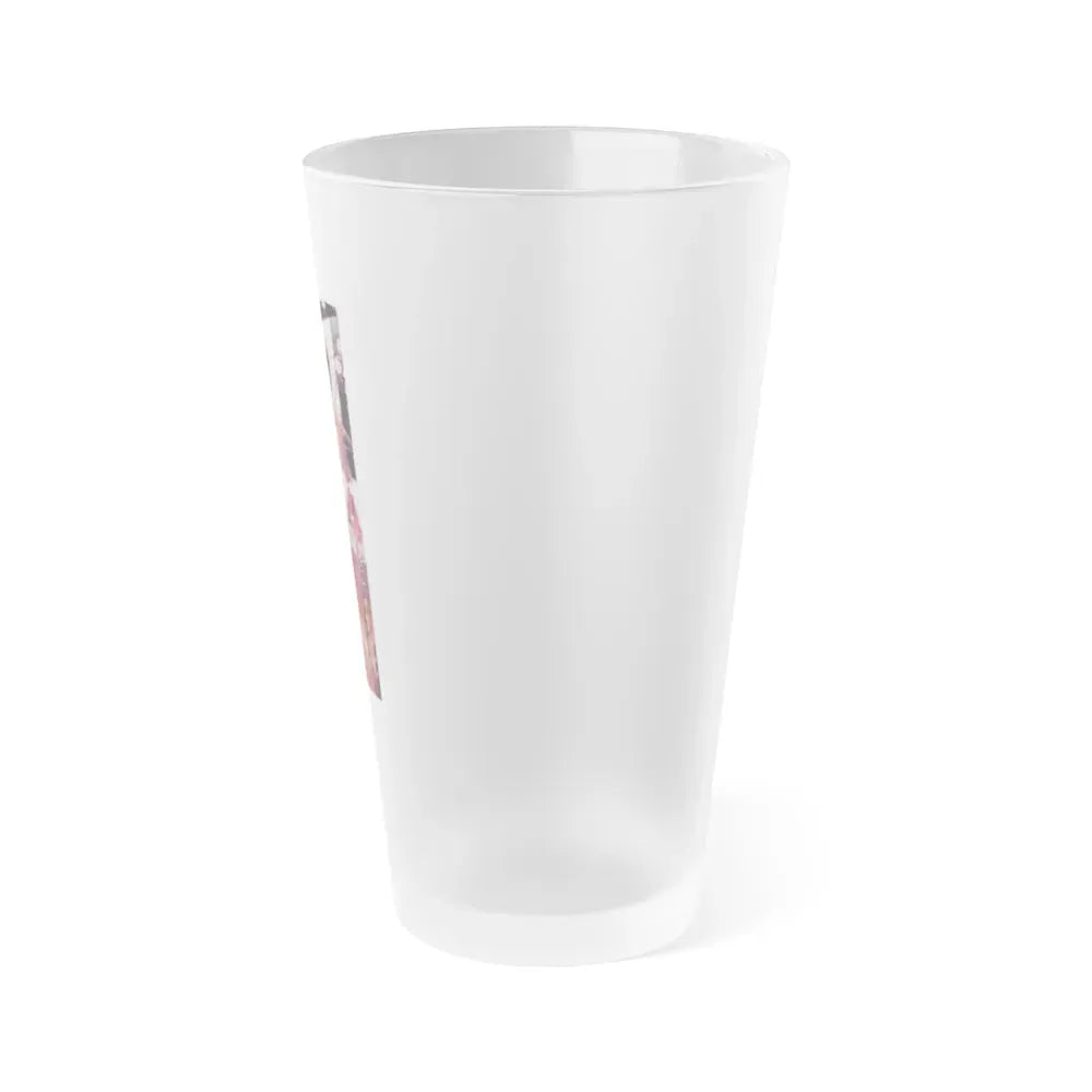 Joan Collins #493 (Vintage Female Icon) Frosted Pint Glass 16oz - Go Mug Yourself