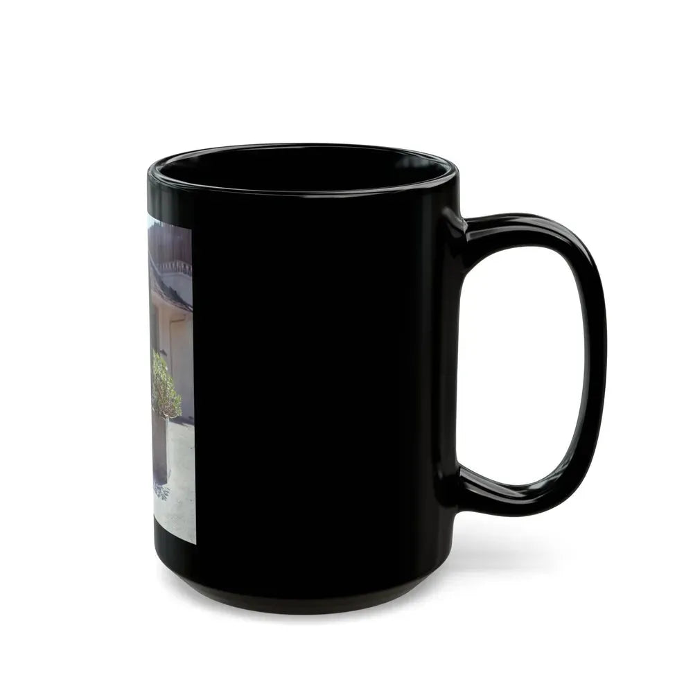 Joan Collins #495 (Vintage Female Icon) Black Coffee Mug - Go Mug Yourself
