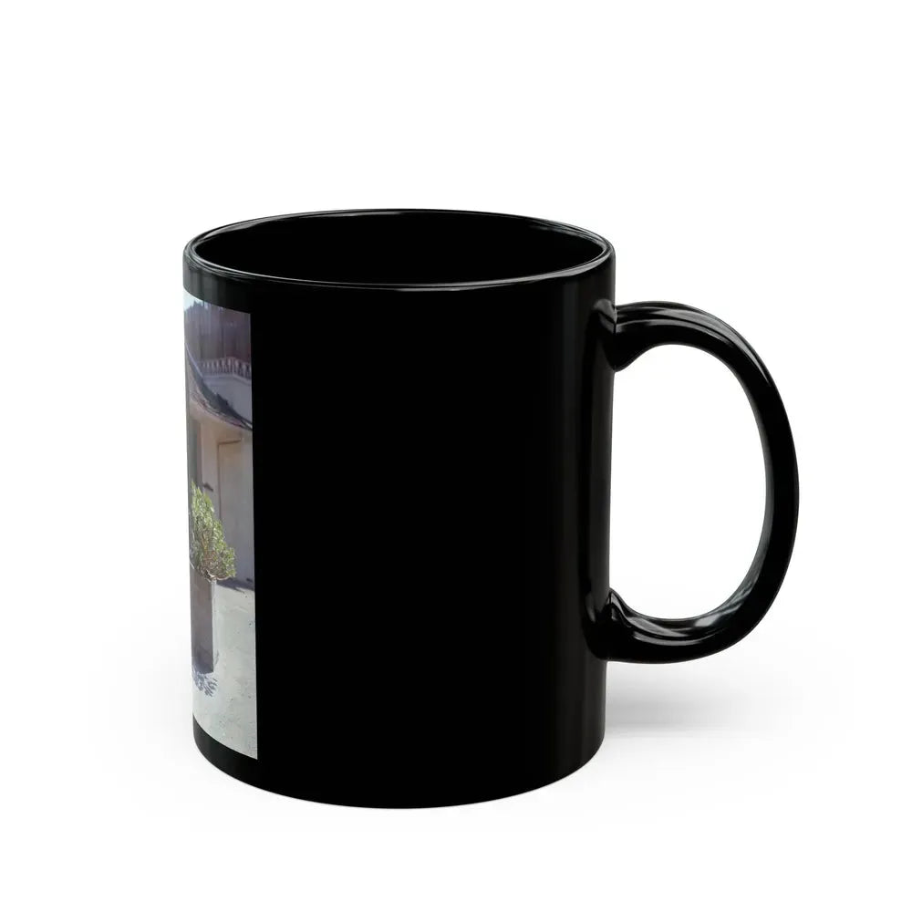 Joan Collins #495 (Vintage Female Icon) Black Coffee Mug - Go Mug Yourself